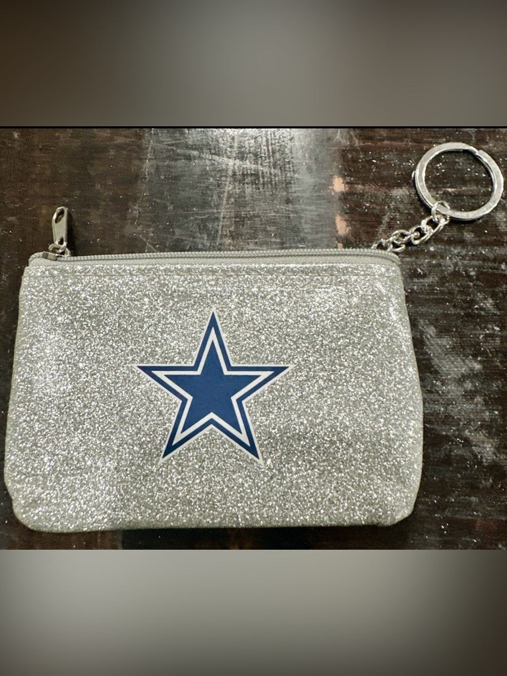 Rally House Dallas Cowboys Keychain Wallet Clutch ID Holder
